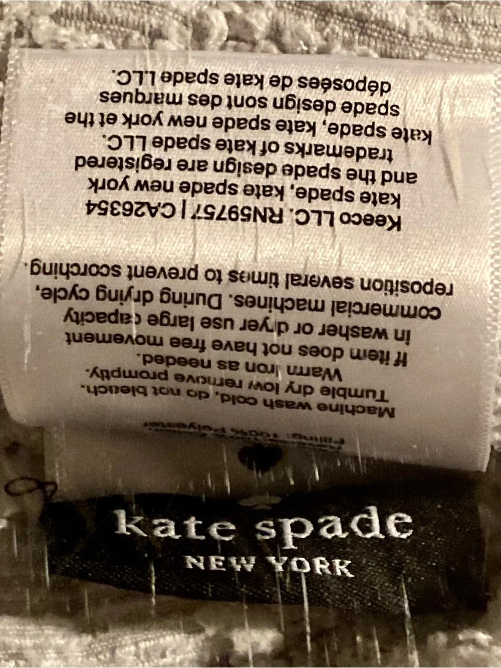 NEW Kate Spade New York Pop Floral in Light Morning Glory- Queen size